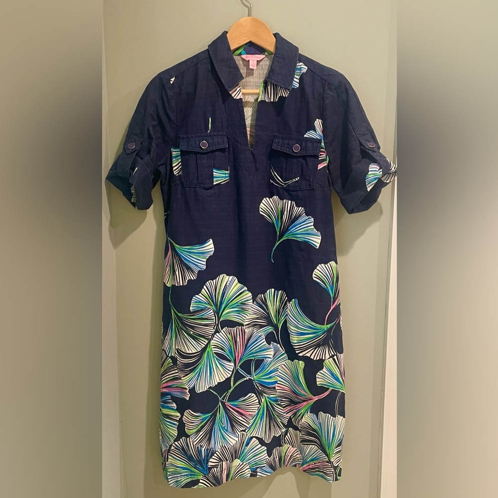 Lilly Pulitzer Navy Dress Size 4